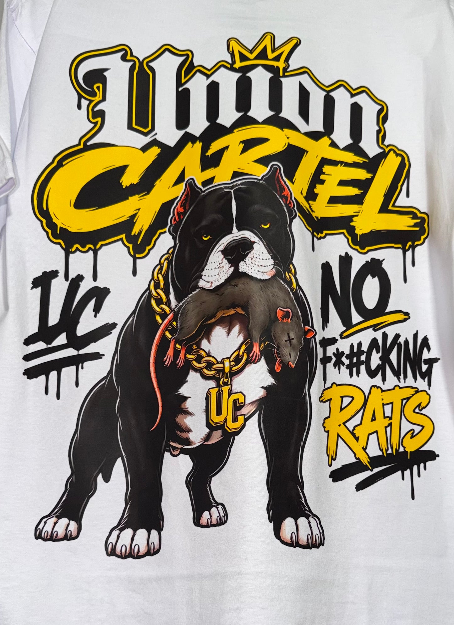 Union Cartel No Rats Dog Graphic Tee